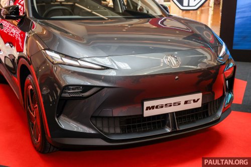 MG S5 EV CKD launched in Malaysia – more powerful 205 PS/350 Nm motor, 62 kWh, 446 km WLTP; RM117k