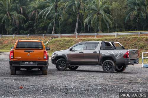 2025 Mitsubishi Triton Athlete vs Toyota Hilux Rogue – which pick-up truck should you buy in Malaysia?