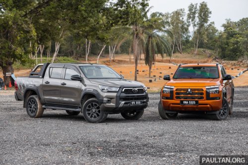 Mitsubishi, Mitsubishi Triton, Toyota, Toyota Hilux, 2025 Mitsubishi Triton Athlete vs Toyota Hilux Rogue – which pick-up truck should you buy in Malaysia?