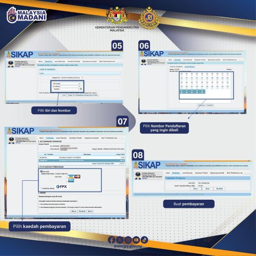 JPJ clearing leftover M-M number plates on MySikap