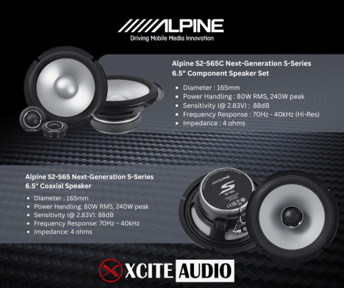 Alpine, Upgrade your car audio performance with speaker kits from Xcite Audio – only RM1.2k; Focal, Infinity, Alpine