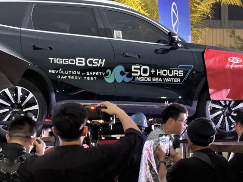 Chery, Battery, Chery proves CSH battery’s durability by immersing in seawater for over 53 hours, Tiggo 8 CSH still works