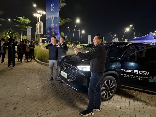 Chery proves CSH battery’s durability by immersing in seawater for over 53 hours, Tiggo 8 CSH still works