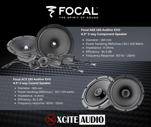 Alpine, Upgrade your car audio performance with speaker kits from Xcite Audio – only RM1.2k; Focal, Infinity, Alpine