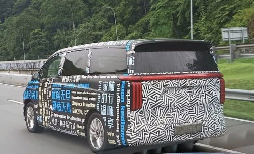 GWM, GWM Wey 80 MPV spied again, now clad – RHD unit shows revised interior from recent China update