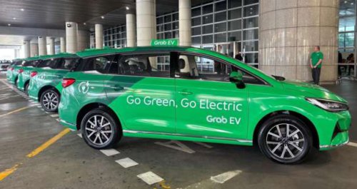 Grab Malaysia launches EV ride-hailing service from KLIA – 10 BYD M6 MPVs form the new electric fleet