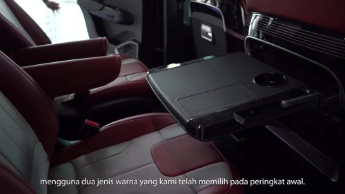 Customised Proton X90 delivered to Tengku Sulaiman – two-tone body and interior, walnut wood, tray tables