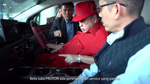 Customised Proton X90 delivered to Tengku Sulaiman – two-tone body and interior, walnut wood, tray tables