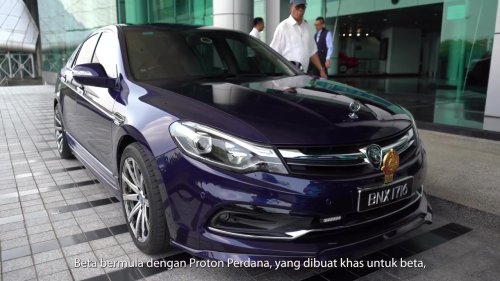 Customised Proton X90 delivered to Tengku Sulaiman – two-tone body and interior, walnut wood, tray tables
