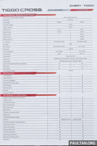 2025 Chery Tiggo Cross previewed in Malaysia – July launch, sub-RM100k, CKD, 1.5 turbo/hybrid variants