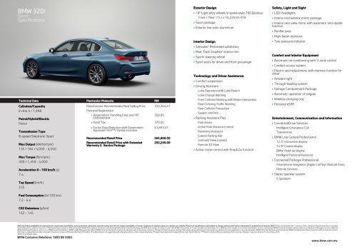 2025 BMW 320i Sport official pricing in Malaysia – from RM266k; ACC with stop &amp; go, 184 PS, updated interior