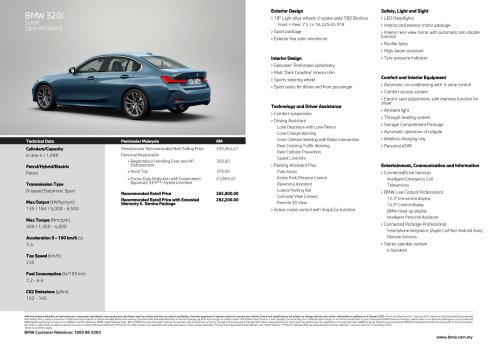 2025 BMW 320i Sport official pricing in Malaysia – from RM266k; ACC with stop & go, 184 PS, updated interior