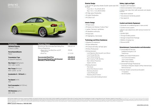 2025 BMW M2 launched in Malaysia – uprated S58 engine, now with 480 PS, 600 Nm; priced from RM651k