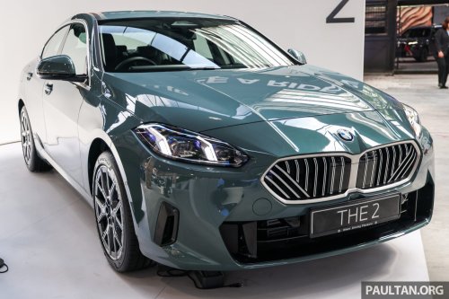 2025 BMW 218 Gran Coupe official Malaysian pricing – RM218,800, CKD, 2nd-gen F74, Sport trim, more power