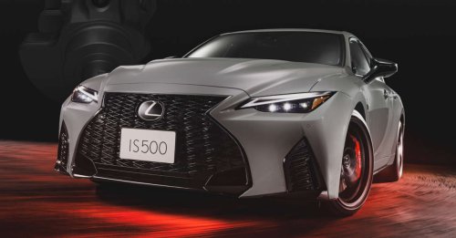 Lexus, Lexus IS, 2025 Lexus IS 500 Climax Edition launched in Japan – limited to 500 units; Brembo brakes, same 5.0L NA V8