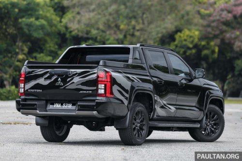 Mitsubishi, Mitsubishi Triton, 2025 Mitsubishi Triton Athlete Malaysia gallery – flagship pick-up now cheaper, better looking; RM160k
