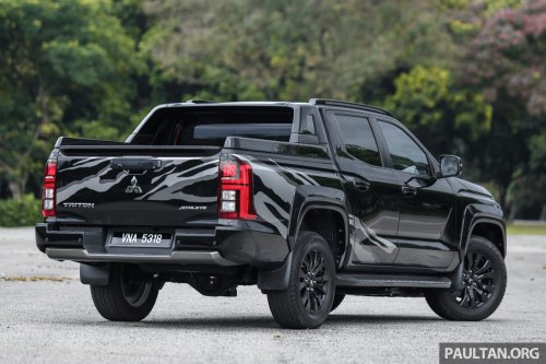 Mitsubishi, Mitsubishi Triton, 2025 Mitsubishi Triton Athlete Malaysia gallery – flagship pick-up now cheaper, better looking; RM160k