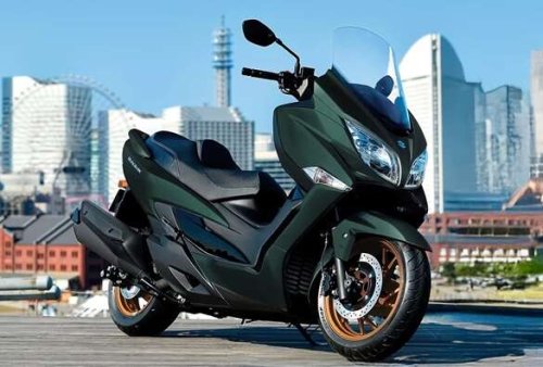 Suzuki, 2025 Suzuki Burgman 400 new colours for Europe