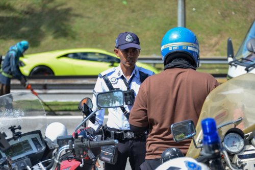 PJ police monitor Federal Highway traffic with drone