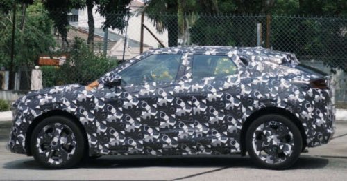 Perodua ‘QV-E’ EV spied again in Malaysia – sloping roofline, small side window revealed; debut in Q4 2025