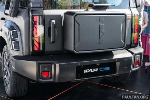 2025 iCaur 03 EV launched in Malaysia – up to 279 PS, 426 km NEDC; 2WD fr RM119,800, iWD at RM129,800