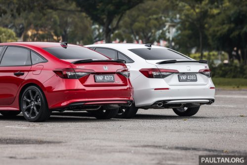 2025 Honda Civic facelift Malaysian review – turbo vs hybrid; which of the C-segment bestseller is better?
