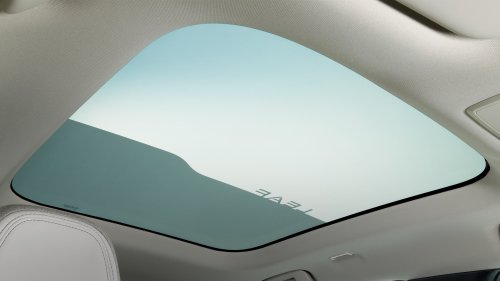 2026 Nissan Leaf more details – 0.25 drag coefficient, dimming panoramic glass roof, “300 to 500 km” range