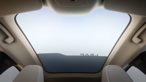 2026 Nissan Leaf more details – 0.25 drag coefficient, dimming panoramic glass roof, “300 to 500 km” range