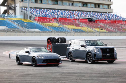 2026 Nissan Patrol Nismo – tuned Armada gets 460 hp; sports air suspension, exhaust; red pinstripe bodykit