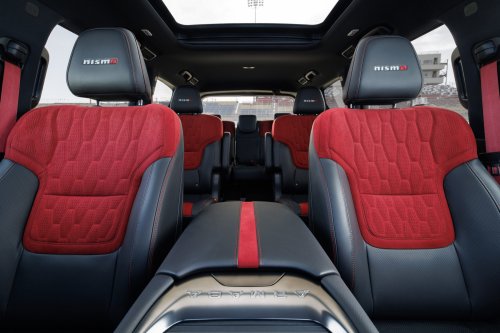 2026 Nissan Patrol Nismo – tuned Armada gets 460 hp; sports air suspension, exhaust; red pinstripe bodykit
