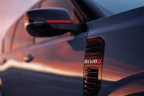 2026 Nissan Patrol Nismo – tuned Armada gets 460 hp; sports air suspension, exhaust; red pinstripe bodykit