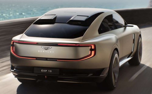 Bentley, Bentley EXP 15 unveiled – three-door, three-seat fastback concept hints at brand’s first EV due in 2026