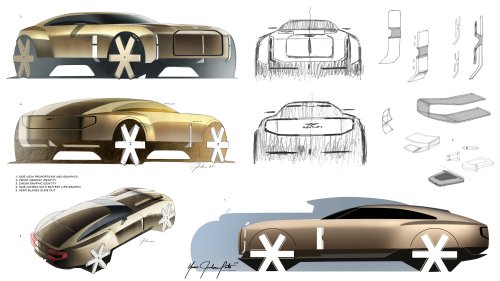 Bentley EXP 15 unveiled – three-door, three-seat fastback concept hints at brand’s first EV due in 2026