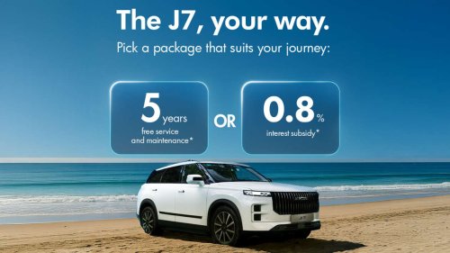 PHEV, Jaecoo J7 promos – 5 years’ free service or 0.8% interest subsidy; 10-year/1 mil km warranty for PHEV