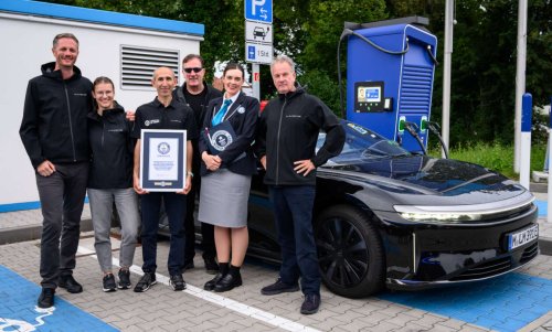 Lucid, Touring, Lucid Air Grand Touring sets Guinness World Record for longest journey by an EV on one charge – 1,205 km