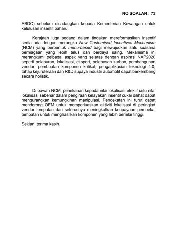 Malaysian auto industry to move from “Customised Incentives” to a fixed, fair tax system in Oct – MAA