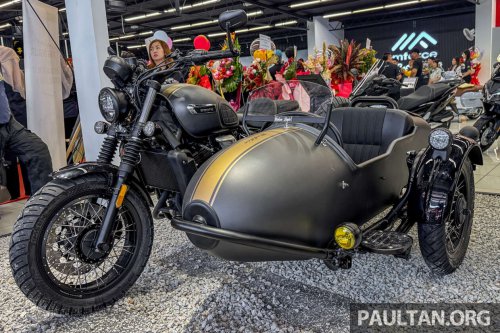 2025 WMoto Bobbie V11 sidecar combination official Malaysian launch, JPJ road legal, RM48,888