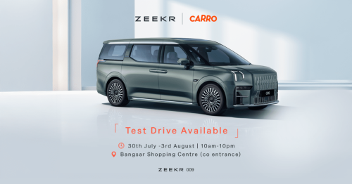 Zeekr, Catch Zeekr at BSC roadshow this week – July 30-Aug 3 ahead of Zeekr Space Bangsar opening in Q3 2025