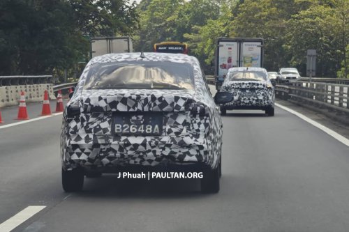 2025 Proton Saga MC3: pair of them spied on highway