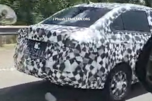 2025 Proton Saga MC3: pair of them spied on highway