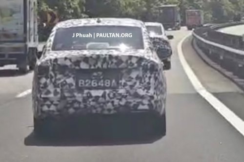 2025 Proton Saga MC3: pair of them spied on highway