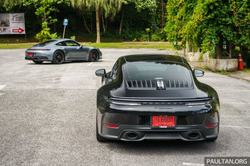 2025 Porsche 911 facelift sampled in Chiang Mai – new GTS with hybrid tech, a step in the right direction?
