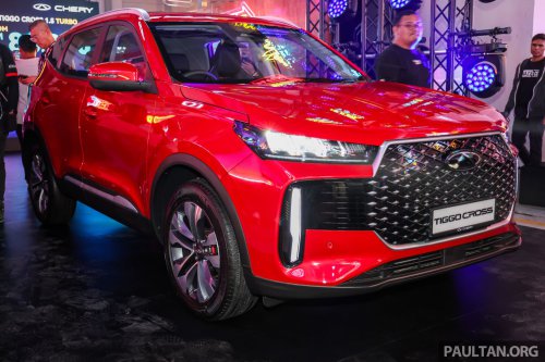 Chery Tiggo Cross CKD production starts in Malaysia – first 1.5 Turbo, Hybrid units roll out of Inokom plant