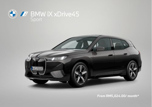 2025 BMW iX facelift launched in Malaysia – xDrive45 fr RM426k, xDrive60 RM488k; up to 701 km EV range
