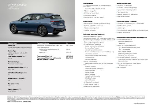2025 BMW iX facelift launched in Malaysia – xDrive45 fr RM426k, xDrive60 RM488k; up to 701 km EV range