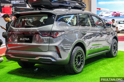 Aletra L8 at GIIAS – “Exora EV” is a rebadged Geely Jiaji/Livan 8 with 163 PS, 540 km range, fr RM127k
