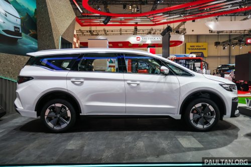 Aletra L8 at GIIAS – “Exora EV” is a rebadged Geely Jiaji/Livan 8 with 163 PS, 540 km range, fr RM127k