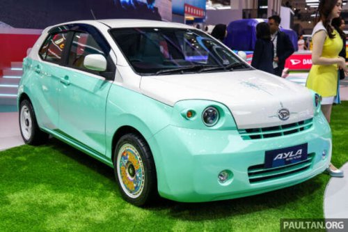 Daihatsu Ayla Retro Future at GIIAS – Perodua Axia with round headlights, turbofans, air suspension!