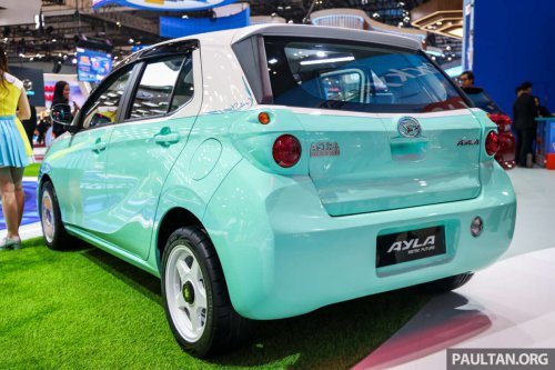 Daihatsu Ayla Retro Future at GIIAS – Perodua Axia with round headlights, turbofans, air suspension!