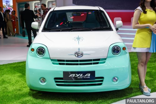 Daihatsu, Daihatsu Ayla, Daihatsu Ayla Retro Future at GIIAS – Perodua Axia with round headlights, turbofans, air suspension!